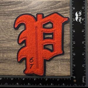 Red Letterman Patch